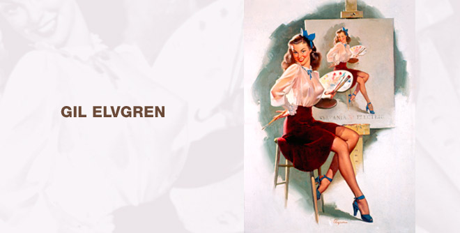 A Brief History of Pin-Up Art: Gil Elvgren